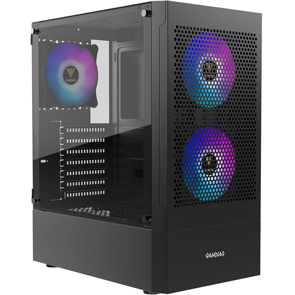 CASE GAMDIAS TALOS E3 MESH 3FANS ARGB BLACK